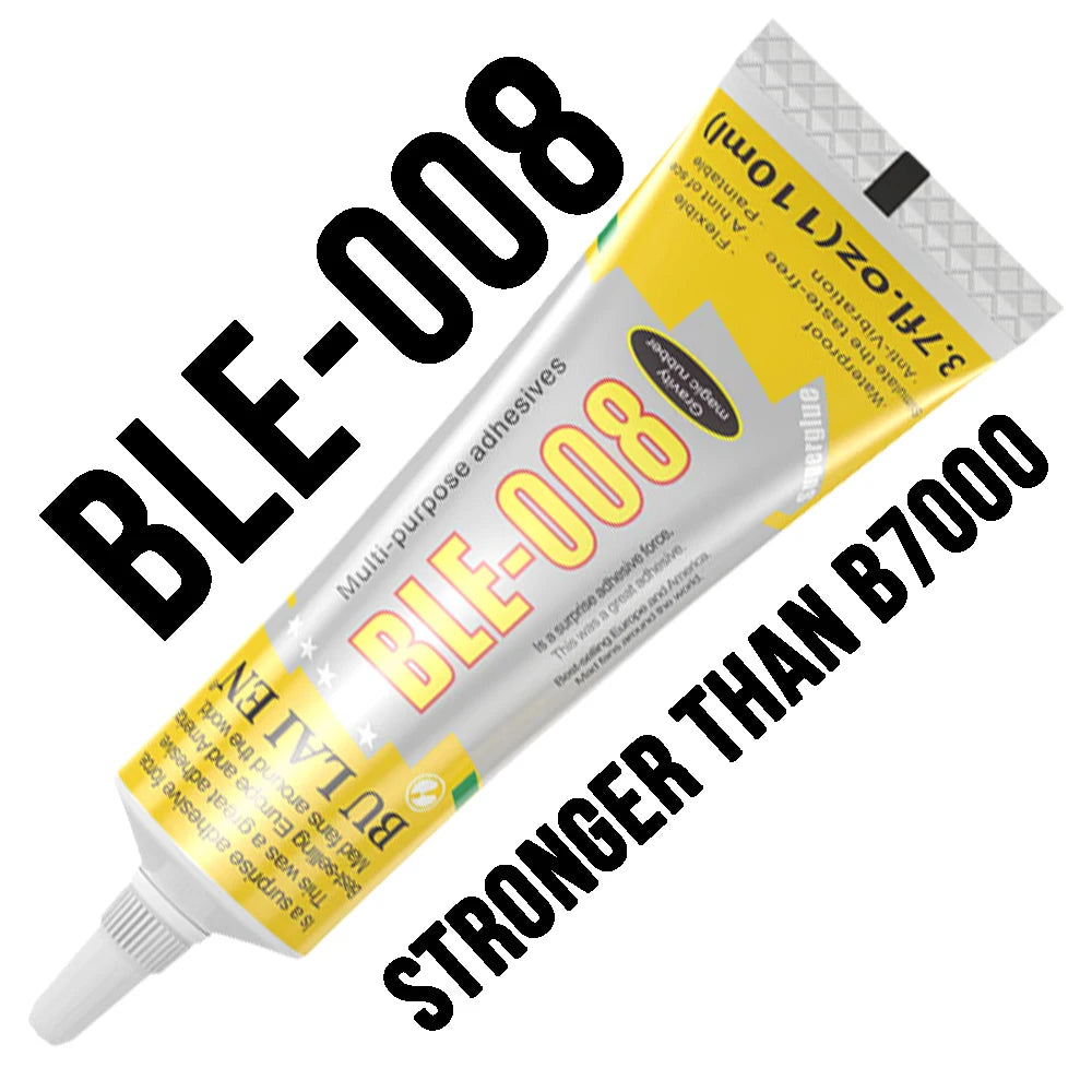 BLE-008 Upgrade Adhesive Clear Slow Drying Soft Anti-vibration Glue for Phone Frame Battery Cover Diamond Jewelry Craft Office